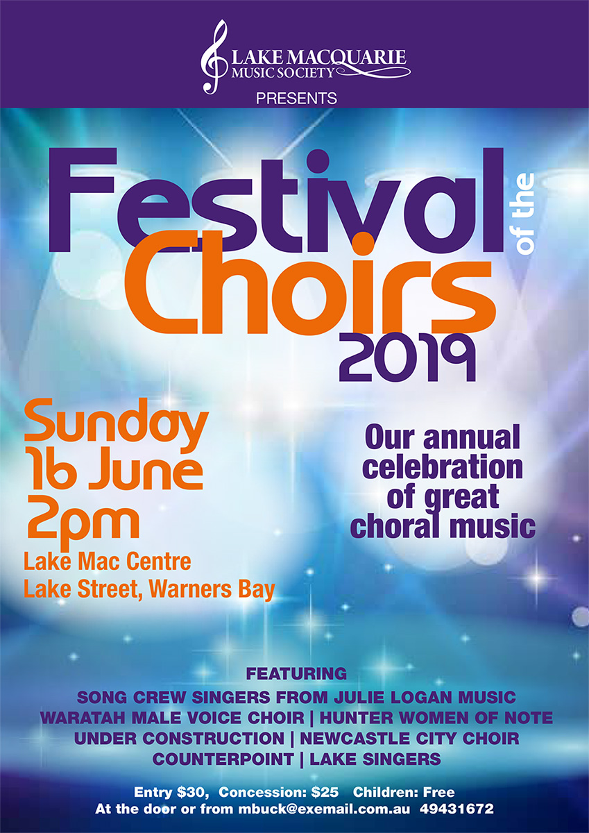 Featured image for “Festival of the Choirs – 16 June 2019”