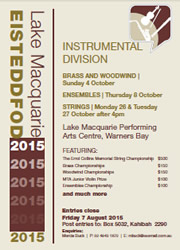 Instrumental Eisteddfod 2015
