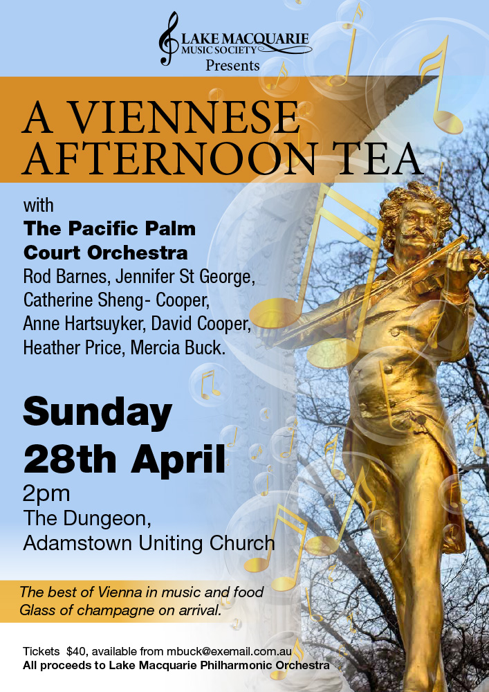 A Viennese Afternoon Tea Concert poster