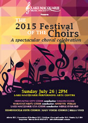 Lake Macquarie Music Society 2015 Festival of Choirs